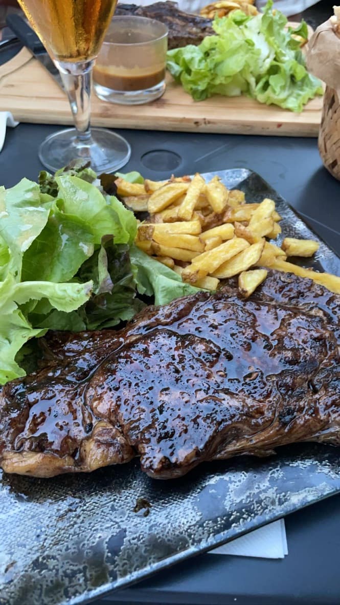 Steak is my favorite